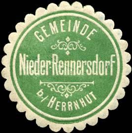 Imagen del vendedor de Siegelmarke Gemeinde Niederrennersdorf bei Herrnhut a la venta por Veikkos