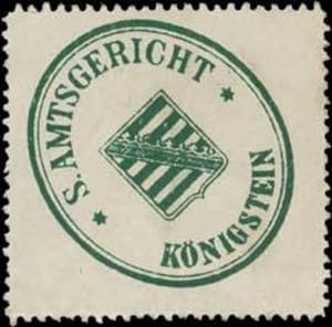 Seller image for Siegelmarke S. Amtsgericht Knigstein for sale by Veikkos
