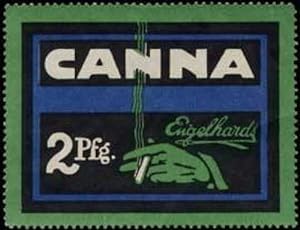 Bild des Verkufers fr Reklamemarke Canna Zigaretten zum Verkauf von Veikkos