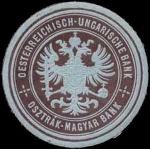 Bild des Verkufers fr Reklamemarke sterreichisch-Ungarische Bank zum Verkauf von Veikkos