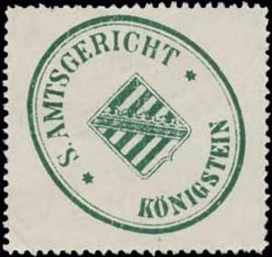 Seller image for Siegelmarke S. Amtsgericht Knigstein for sale by Veikkos