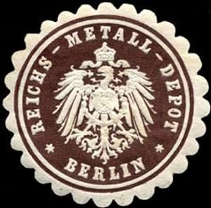 Bild des Verkufers fr Siegelmarke Reichs - Metall - Depot Berlin zum Verkauf von Veikkos