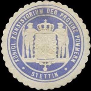 Seller image for Siegelmarke K. Konsistorium der Provinz Pommern Stettin for sale by Veikkos