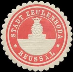 Bild des Verkufers fr Siegelmarke Stadt Zeulenroda Reuss .L. zum Verkauf von Veikkos