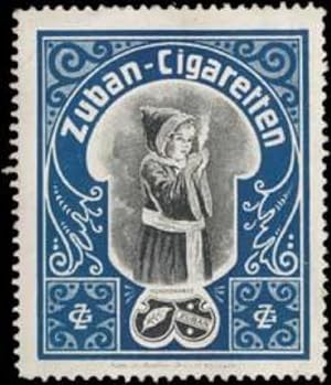 Seller image for Reklamemarke Zuban Zigaretten for sale by Veikkos