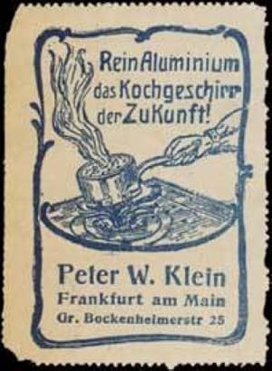 Seller image for Reklamemarke Kochgeschirr for sale by Veikkos