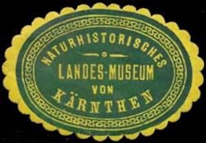 Bild des Verkufers fr Reklamemarke Naturhistorisches Landes-Museum zum Verkauf von Veikkos