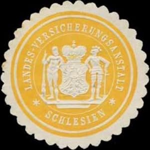 Bild des Verkufers fr Siegelmarke Landes-Versicherungsanstalt Schlesien zum Verkauf von Veikkos