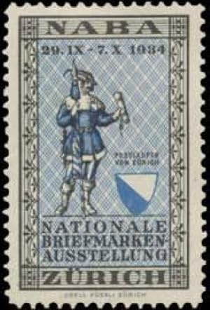 Bild des Verkufers fr Reklamemarke Briefmarken-Ausstellung zum Verkauf von Veikkos