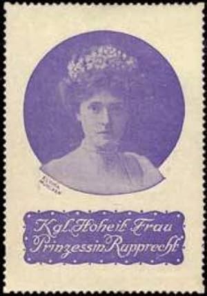 Seller image for Reklamemarke Knigliche Hoheit Frau Prinzessin Rupprecht for sale by Veikkos