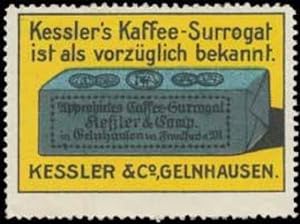 Bild des Verkufers fr Reklamemarke Kesslers Kaffee-Surrogat zum Verkauf von Veikkos