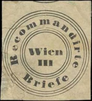 Seller image for Siegelmarke Recommandirte Briefe Wien III for sale by Veikkos