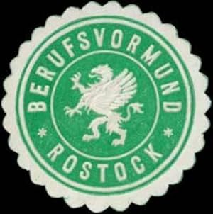 Bild des Verkufers fr Siegelmarke Berufsvormund Rostock zum Verkauf von Veikkos