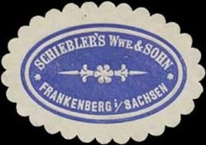 Seller image for Reklamemarke Schieblers Wwe. & Sohn for sale by Veikkos