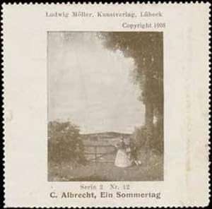 Seller image for Reklamemarke Ein Sommertag for sale by Veikkos