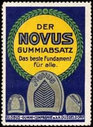 Imagen del vendedor de Reklamemarke Der Novus Gummiabsatz a la venta por Veikkos