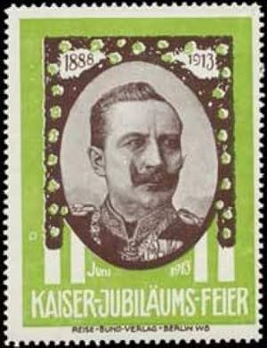 Bild des Verkufers fr Reklamemarke Kaiser Wilhelm zum Verkauf von Veikkos