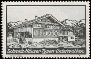 Image du vendeur pour Reklamemarke Haus Unterwalden mis en vente par Veikkos