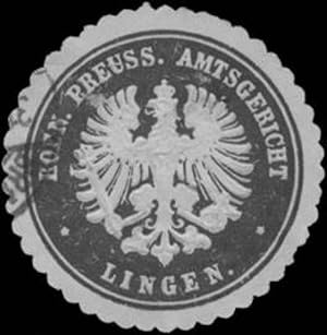 Seller image for Siegelmarke K.Pr. Amtsgericht Lingen for sale by Veikkos