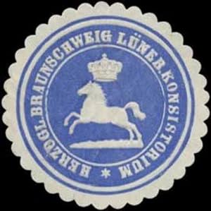 Seller image for Siegelmarke H. Braunschweig Lneb. Konsistorium for sale by Veikkos