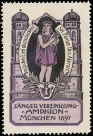 Seller image for Reklamemarke Sngervereinigung for sale by Veikkos