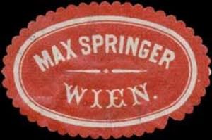 Immagine del venditore per Reklamemarke Max Springer venduto da Veikkos