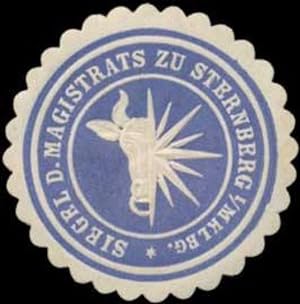 Bild des Verkufers fr Siegelmarke Siegel des Magistrats zu Sternberg in Mecklenburg zum Verkauf von Veikkos