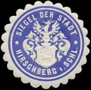 Bild des Verkufers fr Siegelmarke Siegel der Stadt Hirschberg/Schlesien zum Verkauf von Veikkos