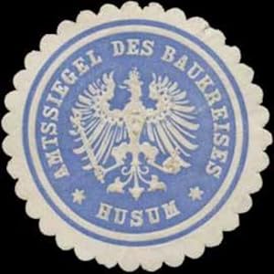 Bild des Verkufers fr Siegelmarke Amtssiegel des Baukreises Husum zum Verkauf von Veikkos