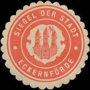 Bild des Verkufers fr Siegelmarke Siegel der Stadt Eckernfrde zum Verkauf von Veikkos