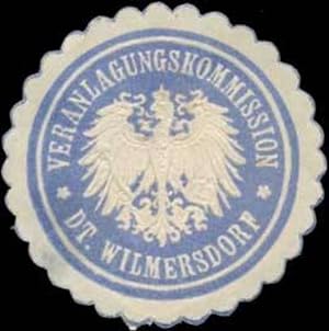 Bild des Verkufers fr Siegelmarke Veranlagungskommission Deutsch Wilmersdorf zum Verkauf von Veikkos