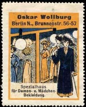 Seller image for Reklamemarke Damenbekleidung for sale by Veikkos