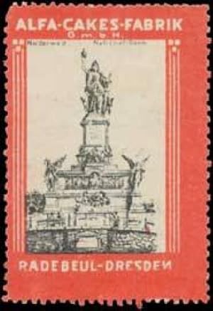 Imagen del vendedor de Reklamemarke Niederwald National-Denkmal a la venta por Veikkos
