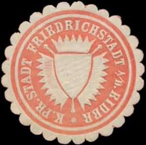 Bild des Verkufers fr Siegelmarke K. Pr. Stadt Friedrichstadt/Rider zum Verkauf von Veikkos