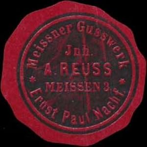 Seller image for Reklamemarke Meissner Gusswerk for sale by Veikkos