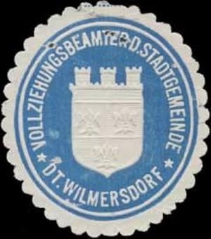 Bild des Verkufers fr Siegelmarke Vollziehungsbeamter der Stadtgemeinde Deutsch Wilmersdorf zum Verkauf von Veikkos