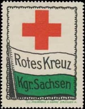 Bild des Verkufers fr Reklamemarke Rotes Kreuz zum Verkauf von Veikkos