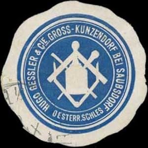 Bild des Verkufers fr Siegelmarke Hugo Gessler & Cie. Gross-Kunzendorf bei Saubsdorf zum Verkauf von Veikkos