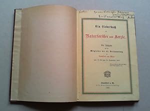 Ein Liederbuch für Naturforscher und Aerzte : als Festgabe für die Mitglieder der 41 Versammlung ...