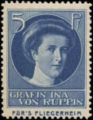 Reklamemarke Gräfin Ina von Ruppin