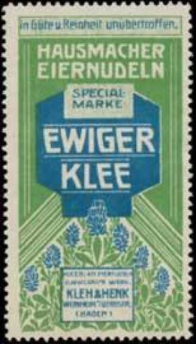 Bild des Verkufers fr Reklamemarke Ewiger Klee zum Verkauf von Veikkos