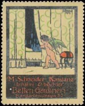 Seller image for Reklamemarke Betten & Gardinen for sale by Veikkos