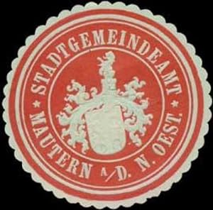Bild des Verkufers fr Siegelmarke Stadtgemeindeamt Mautern/Donau Nieder-Oesterreich zum Verkauf von Veikkos
