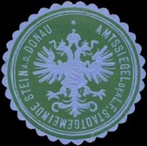 Bild des Verkufers fr Siegelmarke Amtssiegel der L.F. Stadtgemeinde Stein an der Donau zum Verkauf von Veikkos