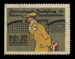 Seller image for Reklamemarke Internationale Ausstellung fr Reise - und Fremdenverkehr for sale by Veikkos