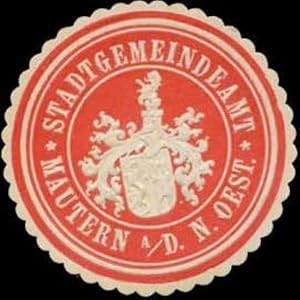 Bild des Verkufers fr Siegelmarke Stadtgemeindeamt Mautern/Donau Nieder-Oesterreich zum Verkauf von Veikkos