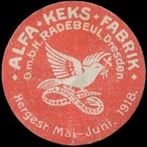 Bild des Verkäufers für Siegelmarke Alfa-Keks zum Verkauf von Veikkos
