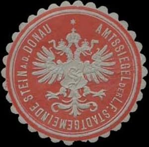 Bild des Verkufers fr Siegelmarke Amtssiegel der L.F. Stadtgemeinde Stein an der Donau zum Verkauf von Veikkos
