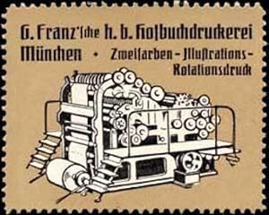 Imagen del vendedor de Reklamemarke Zweifarben-Illustrations-Rotationsdruck a la venta por Veikkos