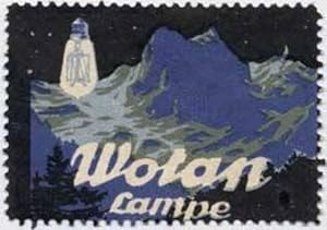 Image du vendeur pour Reklamemarke Wotan Lampe mis en vente par Veikkos